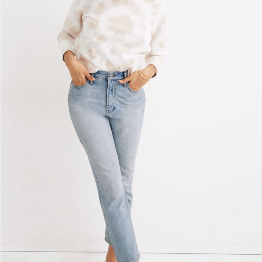 Madewell light blue curvy perfect vintage jean